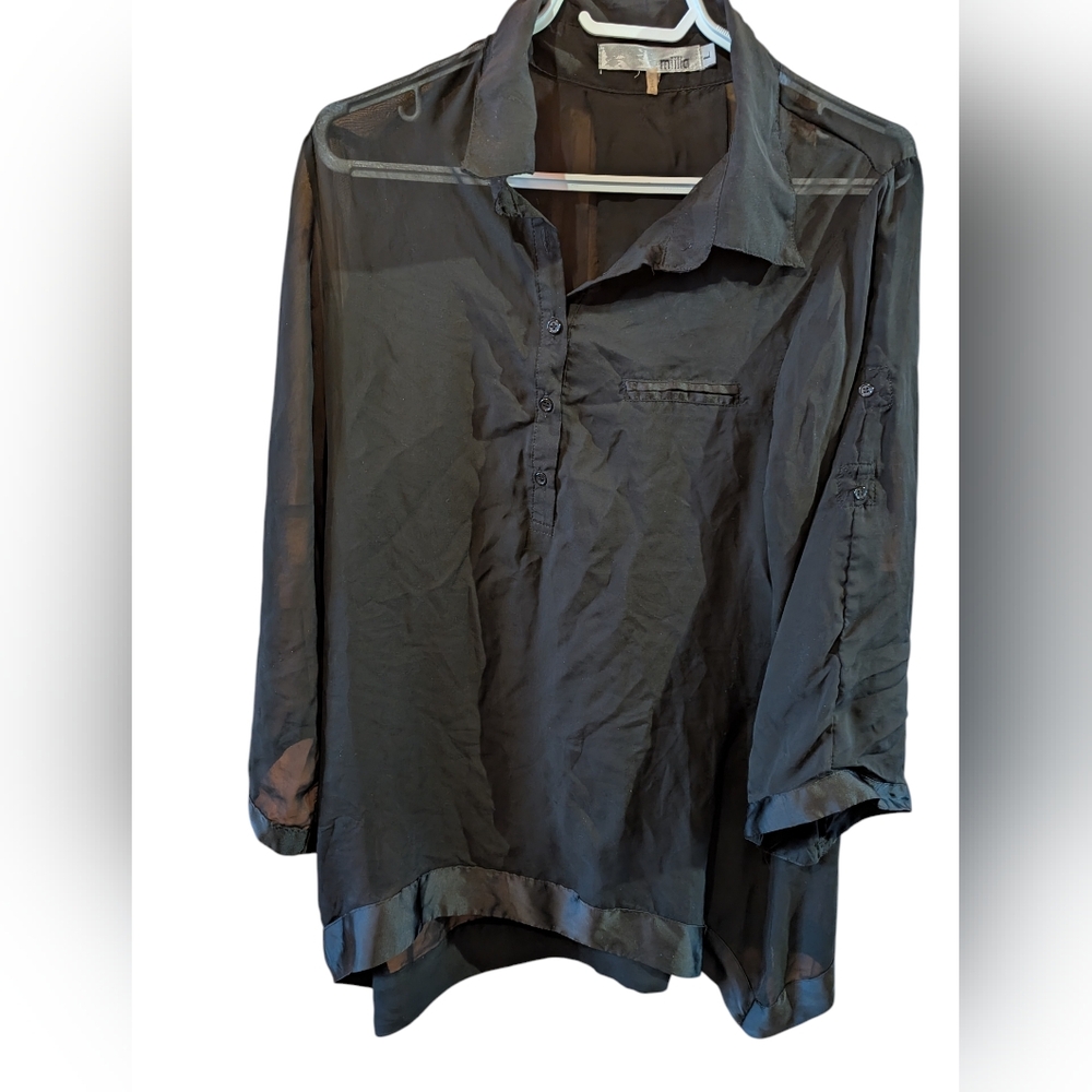 Button-Up Blouse 2/22 $ on selected item